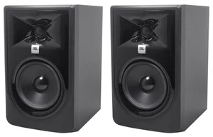 (2) JBL 305P MkII 5" 2-Way Active Powered Studio Reference Monitors Speakers - Picture 1 of 7
