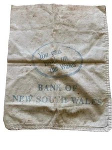 Vintage Bank of NSW Bank Bag - Picture 1 of 2