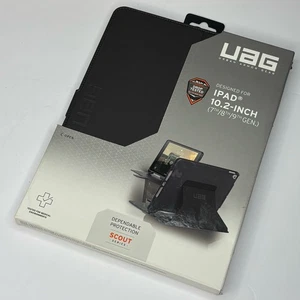 New UAG Scout Series 10.2” Black Apple iPad Case for 7th,8th & 9th Generations - Picture 1 of 13