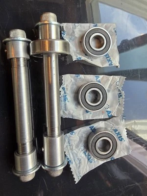 Kit de eje de repuesto Old School BMX con rodamientos para bujes Phil Wood Foto 1 de 4