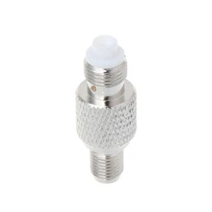 Silver SMA Female To FME Female Plug RF Straight RF Coaxial Adapter Connector - Picture 1 of 8