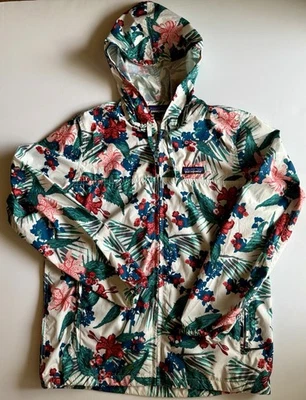 Chaqueta cortavientos Patagonia para mujer talla pequeña floral Foto 1 de 4