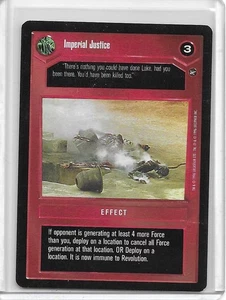 1996 Star Wars CCG: A New Hope Imperial Justice - Bild 1 von 2