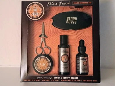 Роскошный набор для груминга бороды из 5 предметов от Beard Guyz для груминга, чистки, обрезки - Изображение 1 из 4