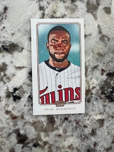 Mini tarjeta 2010 Topps 206 Polar Bear Back Minnesota Twins Denard Span #6 - Imagen 1 de 2