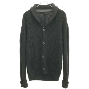 DSQUARED2 Dsquared 12AW Cable Knit Wool Shawl Collar Cardigan Used MESC-0 - Picture 1 of 4