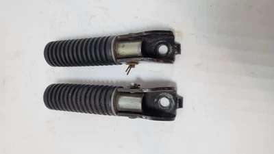 1978 Honda Hawk 400 CB400T APOIOS PARA OS PÉS TRASEIROS PINOS DEGRAUS Pintura Original Preto OEM - Imagem 1 de 4