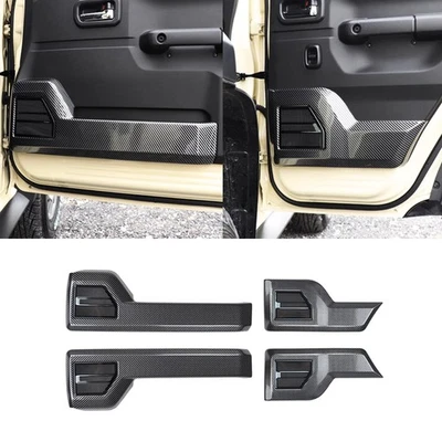 Cubierta de borde lateral de puerta de coche estéreo para Suzuki Jimny 4 puertas 2023+ Foto 1 de 4