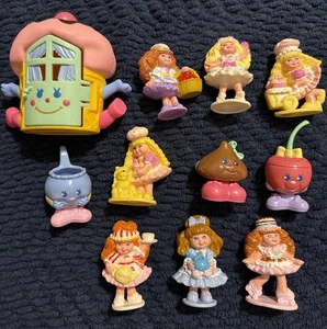 Cherry Merry Muffin Doll Lot Vintage Mattel 1989 Mini Dolls 11pc Rare - Picture 1 of 7