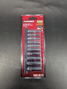 HUSKY Tools Set di prese profonde 10 pezzi SAE 1/4" 628 363 - Foto 1 di 2