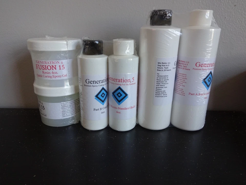 Rod Building Wrapping NEW Gen5 High Build  2 part epoxy Vivid CP Sealer - Image 1 of 1