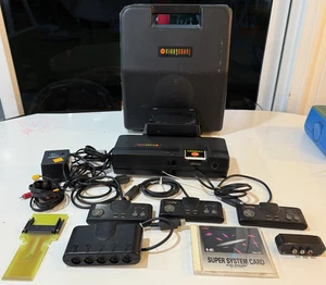 Turbo Grafx 16 Lot - Console, Turbo CD (Not spinning), Case and Accessories - Picture 1 of 15