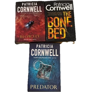 3 X Patricia Cornwell Novels Bundle Blow Fly Bond Bed Predator Hardcover - Picture 1 of 1