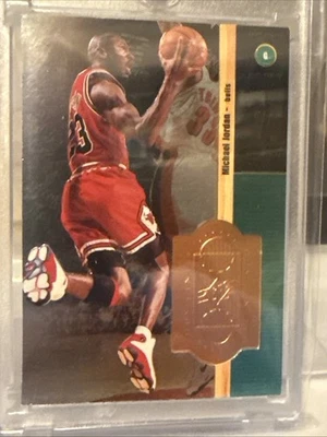1998-99 Upper Deck SPx Finite #1, MICHAEL JORDAN Chicago Bulls, HOF, GOAT - Image 1 of 4