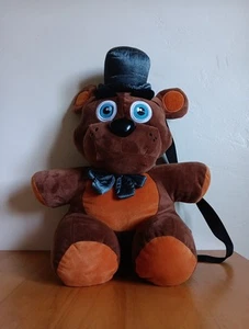 Freddy Fazbear FNAF Plush Backpack 2023 Bioworld - Picture 1 of 9