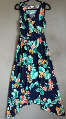 Maxi Vestido Donna Morgan Mujer 12 Multicolor Floral Sin Mangas Ligero Informal Foto 1 de 4