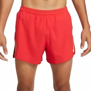 Nike Dri-FIT ADV AeroSwift 4" Running Racing Men´s Shorts CJ7840-636 Red Orange - Foto 1 di 6