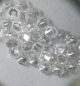 8 Piece of  White CVD/HPHT Lab Created Diamonds 2.50 mm, TCW 0.50 Ct.DEF VVS-VS - Imagen 1 de 8