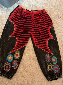 Pantalones de punto recortados Funky Boho Hippie OS - Imagen 1 de 6