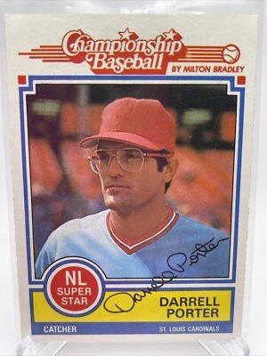 1984 Topps Milton Bradley Darrell Porter Baseball Card Mint FREE SHIPPING - Image 1 of 3
