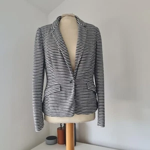 TU size 8 smart black & white blazer monochrome stripe - Picture 1 of 7