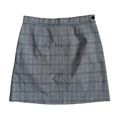 Minifalda a cuadros escoceses vintage The Limited para mujer talla 4 línea A elástica ansiedad Foto 1 de 4