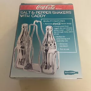 COCA COLA SALZ & PFEFFERSTREUER mit CADDY Chrom - Bild 1 von 3