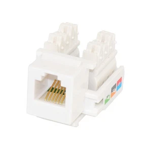 RJ11 Punch Down Keystone Phone Socket - Picture 1 of 1