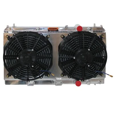 Radiador + cubierta del ventilador para Chrysler Dodge Plymouth Neon L4 2,0 L 1995-1999 MT 1548 Foto 1 de 4