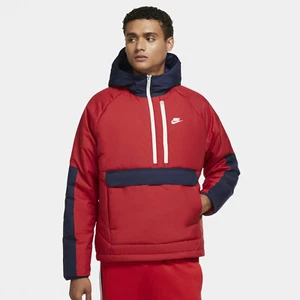 Nike Sportswear Therma-Fit Legacy Anorak DD6863-687 Pullover Weiß Blau NSW Navy - Bild 1 von 3