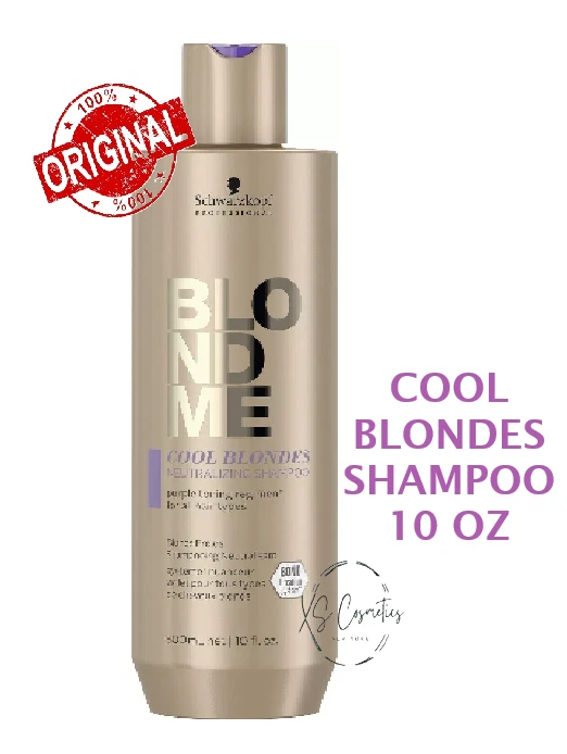 Champú neutralizante Schwarzkopf Professional BlondMe Cool Blondes - 10 oz (NUEVO) Foto 1 de 1