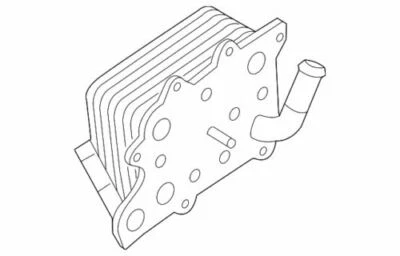 Novo fabricante de equipamento original genuíno 2011-2019 Ford F-250 Super Duty conjunto de refrigerador de óleo HC3Z-6A642-A - Imagem 1 de 2