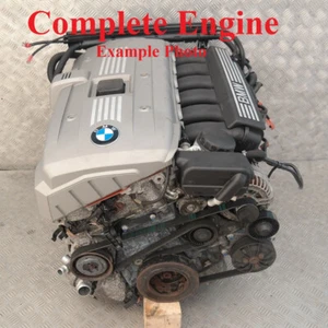 BMW E60 E63 E65 E87 E90 E91 Nudo Motore N52B30A 258HP Benzina N52B30A GARANZIA - Foto 1 di 12