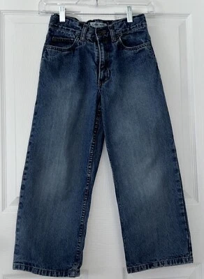 Pantalones de mezclilla Cherokee holgados para niños talla 8 cintura ajustable  Foto 1 de 4