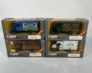 Corgi Classics 1:43 1926 Renault Van Bundle Of 4 In Original Boxes #1 - Picture 1 of 21