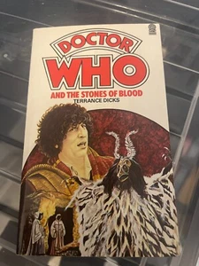 DOCTOR DR WHO TARGET PAPERBACK - THE STONES OF BLOOD - Picture 1 of 4