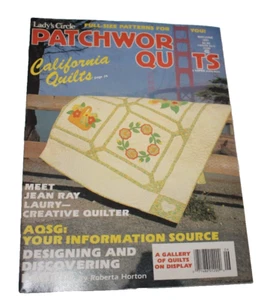 Ladys Circle Patchwork Quilts May June 1991 Full Size Patterns California Fabric - Picture 1 of 1