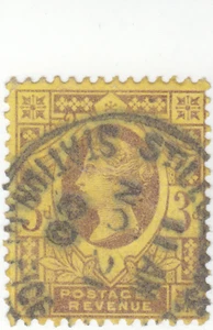 Scott # 115 - 3p Violet - Queen Victoria - gebraucht  - Bild 1 von 1