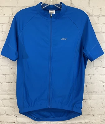 Camiseta deportiva de ciclismo Louis Garneau 9D42065 Airfit para hombre cerrada con cremallera azul M mediana Foto 1 de 4