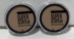 Maybelline New York Super Stay Hybrid Powder Foundation in Shade 128 Lot of 2 - Picture 1 of 4