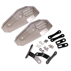 Universal Motorcycle HandGuard Shield Hand Guards Windshield Dirt bike Touring - Picture 1 of 6