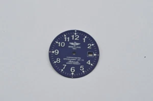 BREITLING ZIFFERBLATT DIAL AVENGER TITAN BLAU MIT TACHY VINTAGE RAR E17370 - Bild 1 von 1