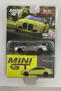 Mini GT BMW M4 Competition G82 Yellow MGT00468 1/64 CHASE - Picture 1 of 2