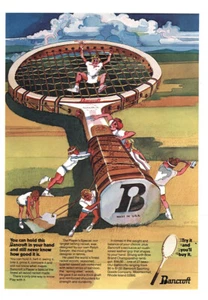 1973 Bancroft Tennisschläger: Never Know How Good It Is Vintage Print Ad - Bild 1 von 1