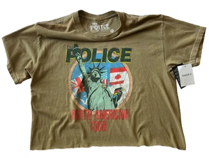 The Police Tshirt Cropped sz M/L Woman - Picture 1 of 1