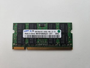 Samsung 2 GB DDR2 RAM SO-DIMM 2Rx8 PC2-6400S M470T5663QZ3 Arbeitsspeicher - Bild 1 von 1