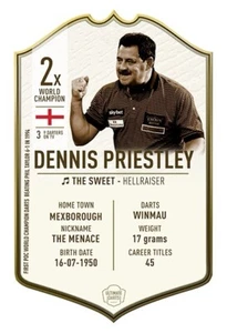 Dennis Priestley kleine signierte ultimative Karte INKL. KOSTENLOSER VERSAND UND VERPACKUNG NUR NACH UK - Bild 1 von 1