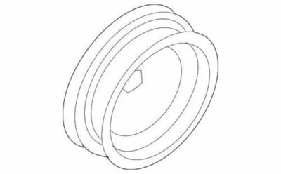 Polea bomba agua motor F-250 Super Duty original Ford 2003-2010 5C3Z-8509-A Foto 1 de 2