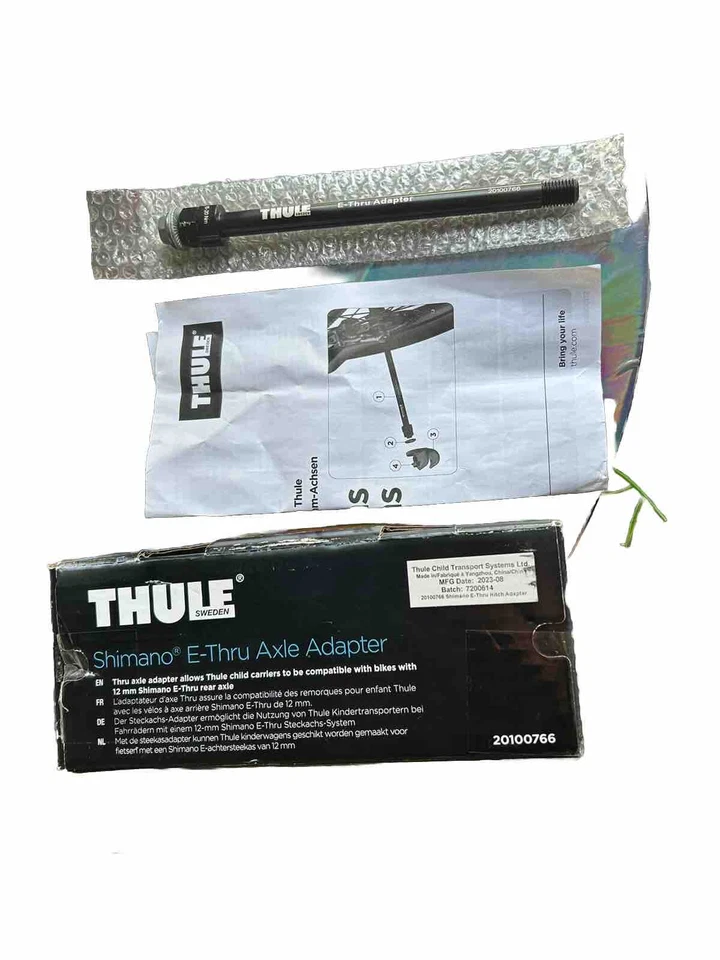 Adaptador de eje Shimano e-thru m12x1,5 de 172 mm a 178 mm Thule Cargo Foto 1 de 4