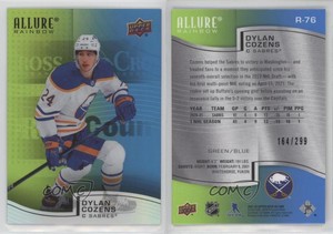 2021-22 Upper Deck Allure Rainbow Green Blue /299 Dylan Cozens #R-76